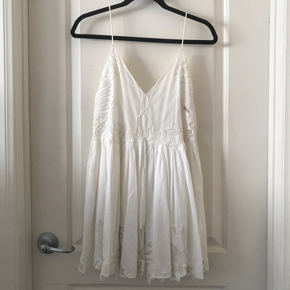 Tula Rosa White Mini Dress